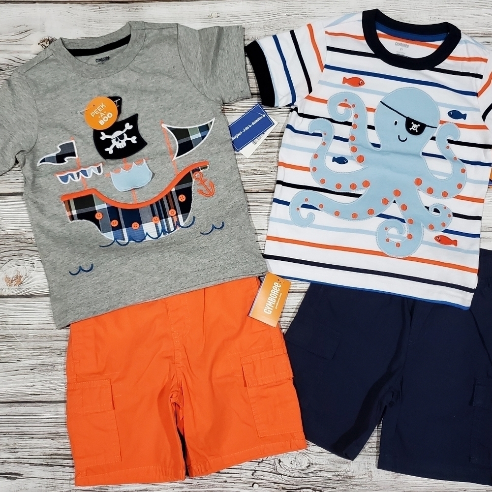 Gymboree Pirate-Themed Outfits 3T NWT
